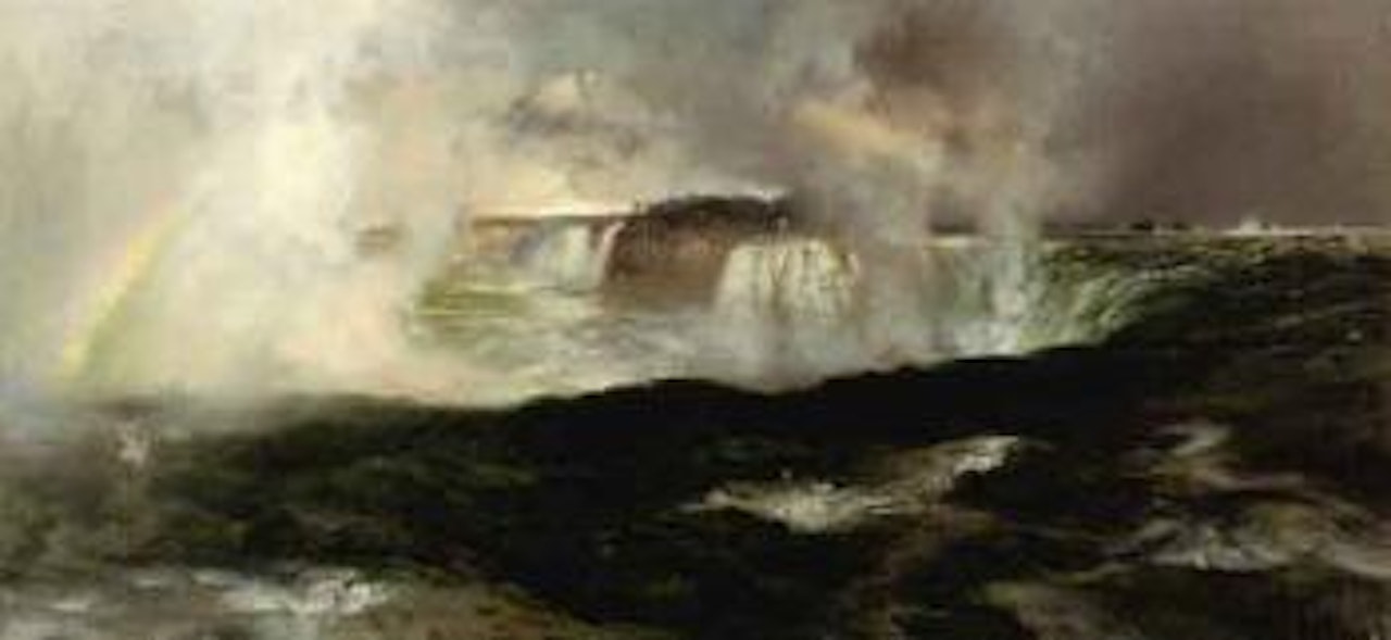 Looking over Niagara Falls by Thomas Moran