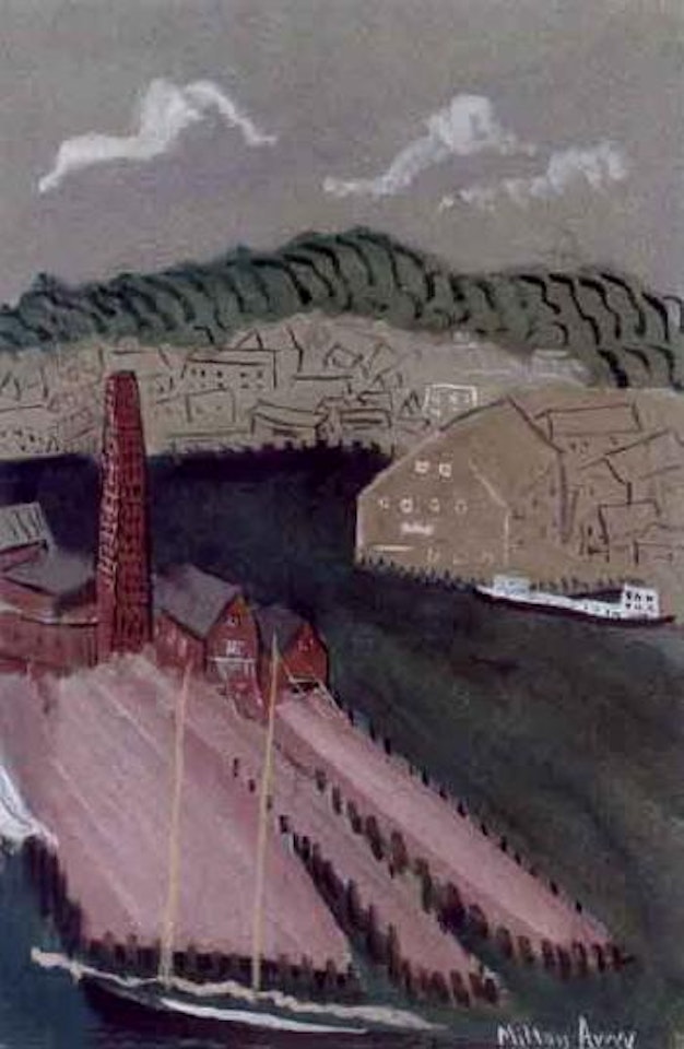 Little harbour by Milton Avery