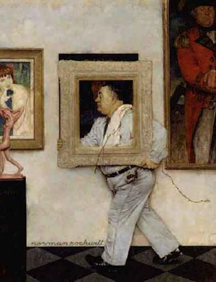 Framed by Norman Rockwell