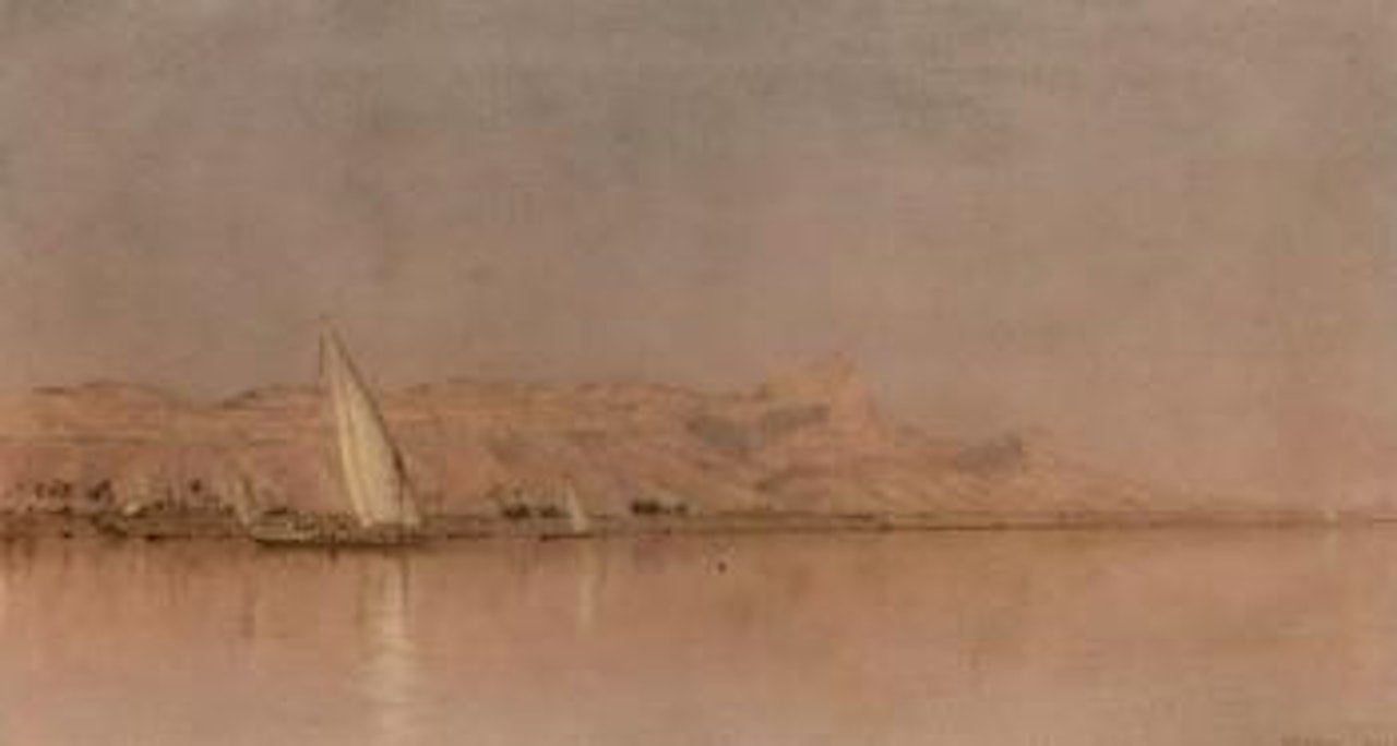 On the Nile, Gebel Shekh Hereedee by Sanford Robinson Gifford