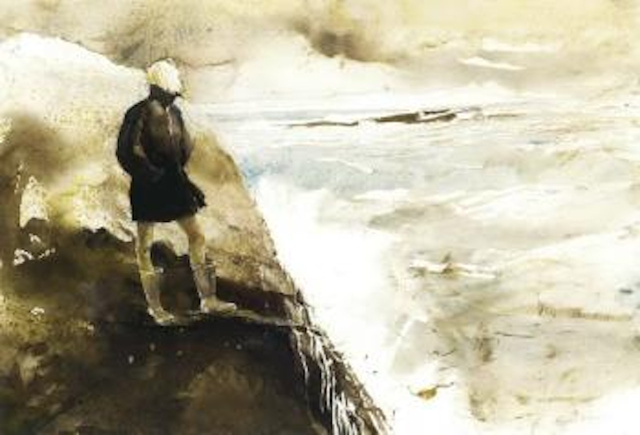 Study for on the Edge by Andrew Wyeth