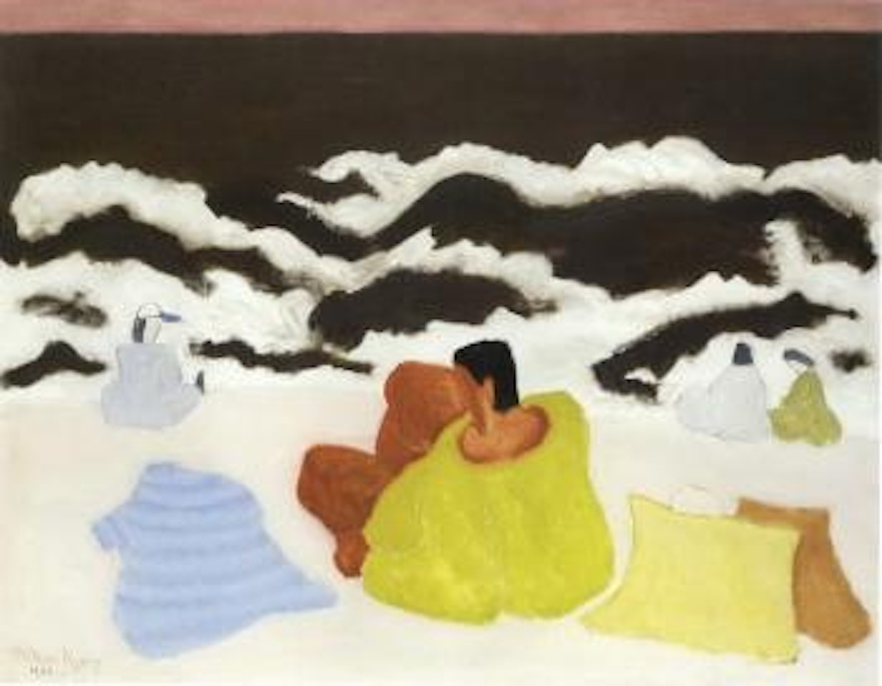 Rough sea by Milton Avery