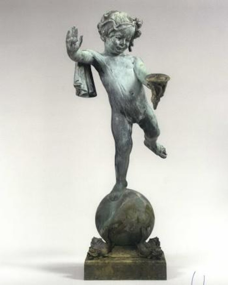 Flying cupid by Janet Scudder