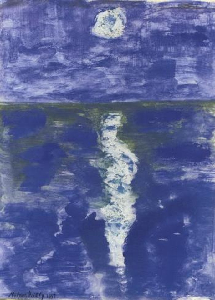 Moon path by Milton Avery