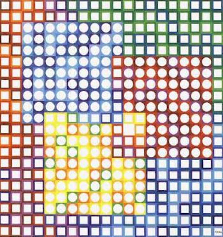 Orion blanc by Victor Vasarely