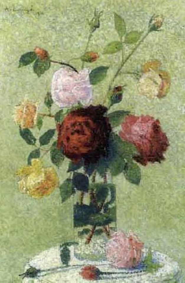 Bouquet de roses by Achille Laugé