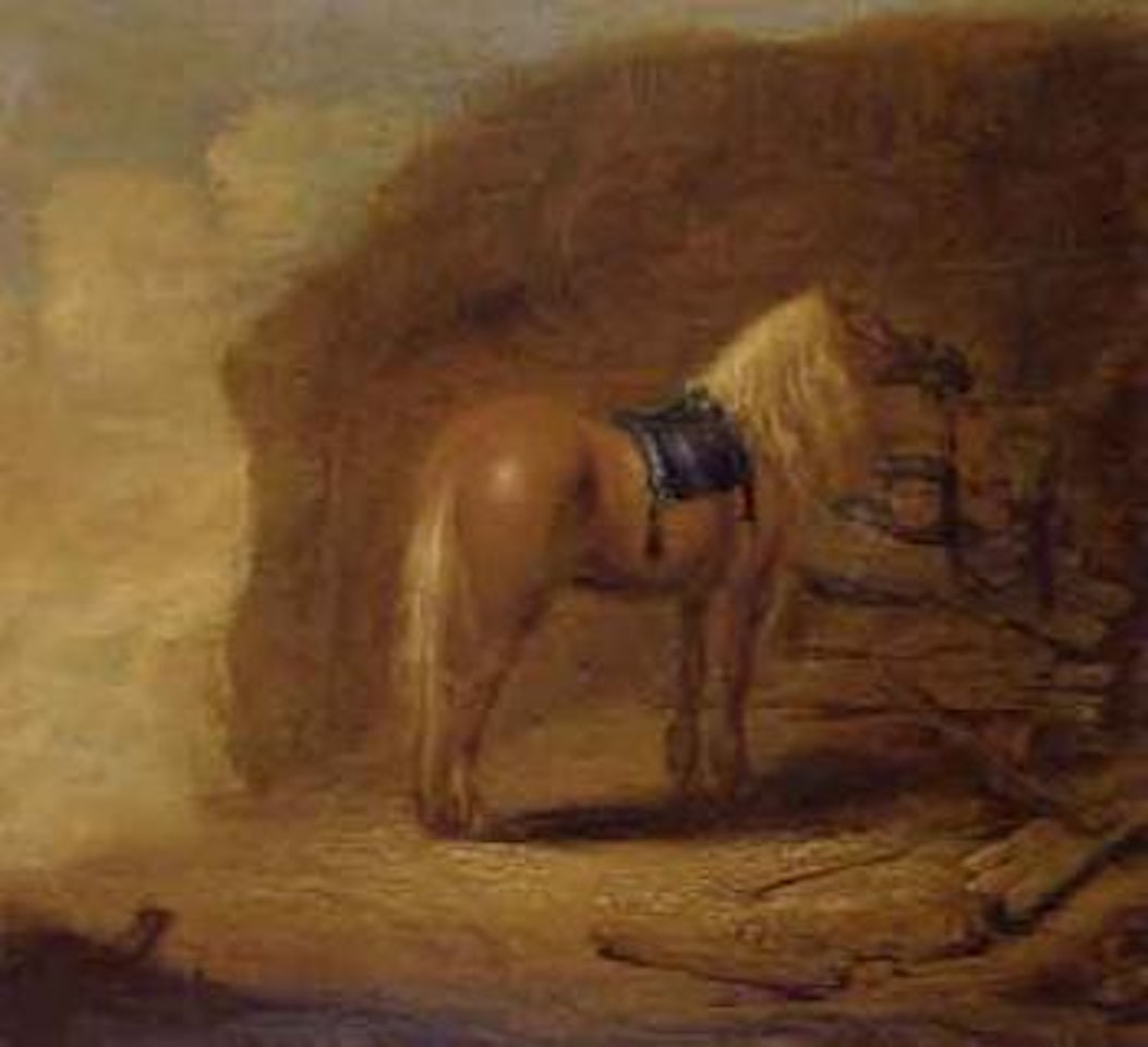 Horse resting by Pieter Cornelisz Verbeeck