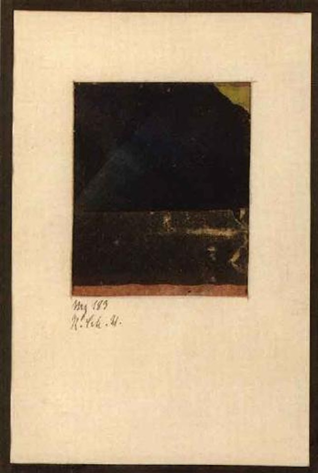 MZ159 rot oben links. MZ183 by Kurt Schwitters