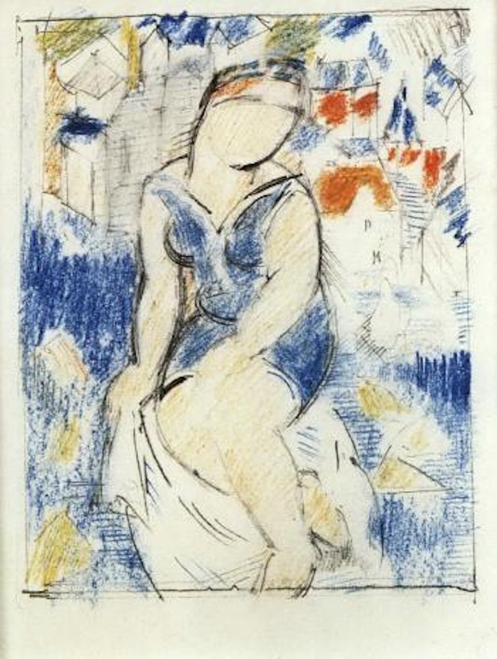 Baigneuse a Sainte-Adresse by Raoul Dufy