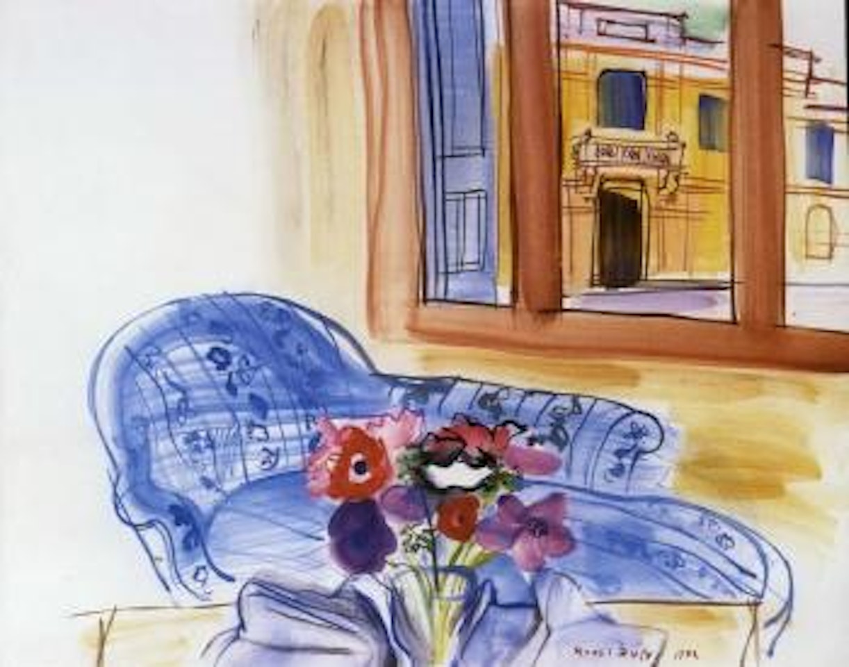 Anemones a la fenetre by Raoul Dufy