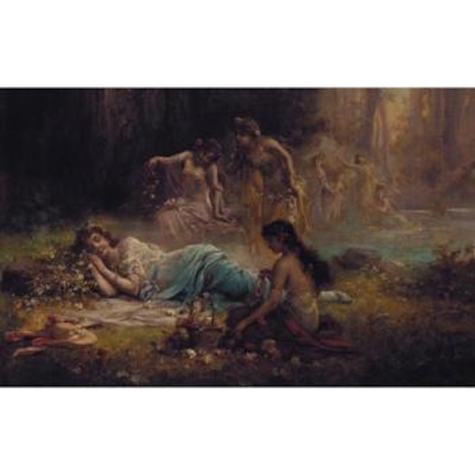Dream in the forest by Hans Zatzka