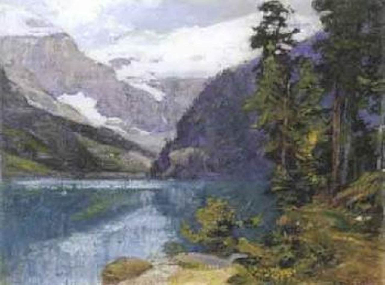 Lake Louise, British Columbia by Edward Henry Potthast