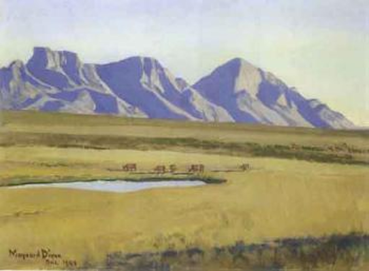 Arizona pastures by Maynard Dixon