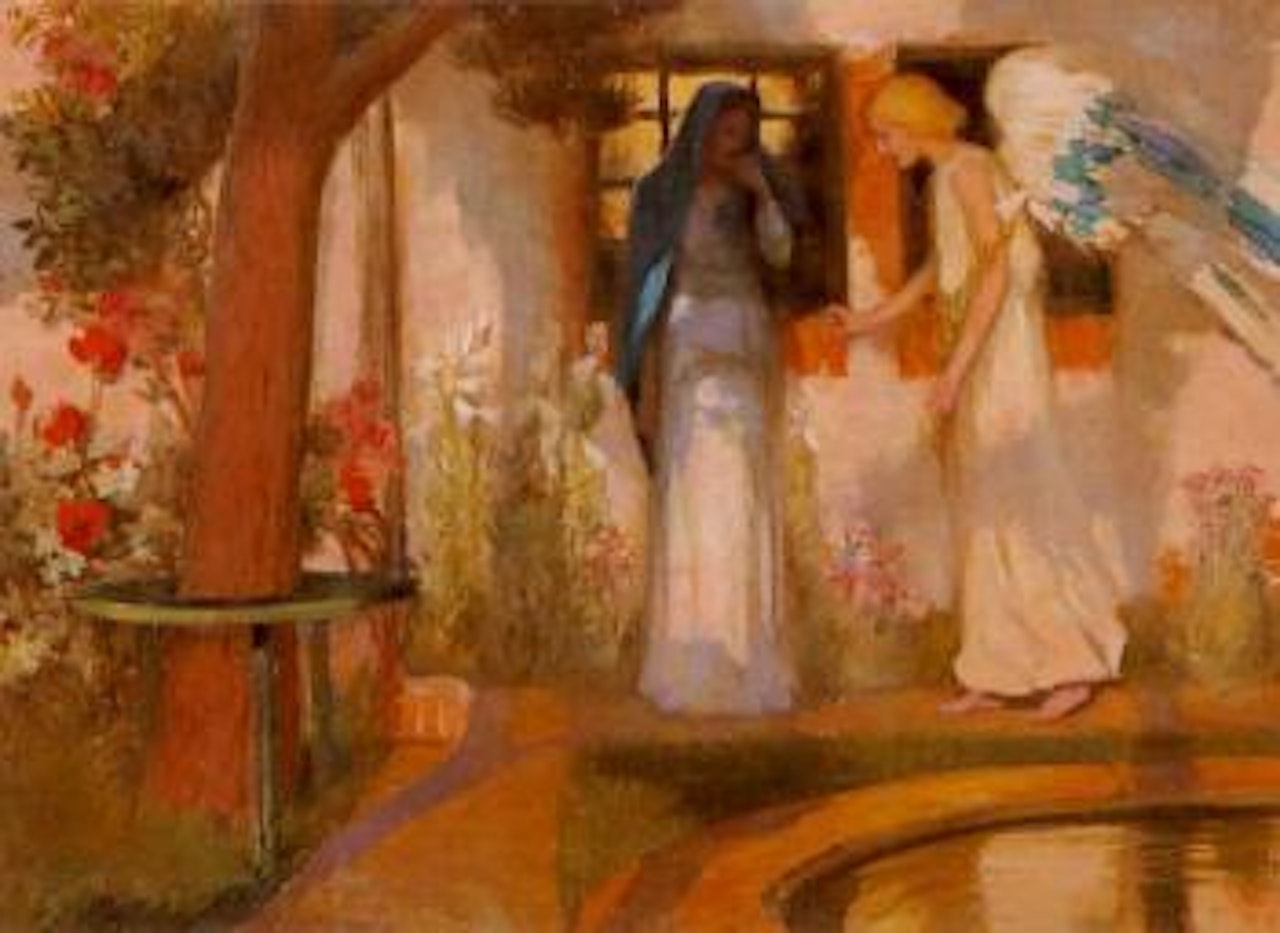 Annunciation by Rupert Charles Wulsten Bunny