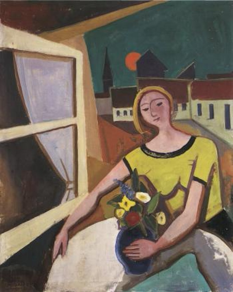 Summer evening by Karl Hofer