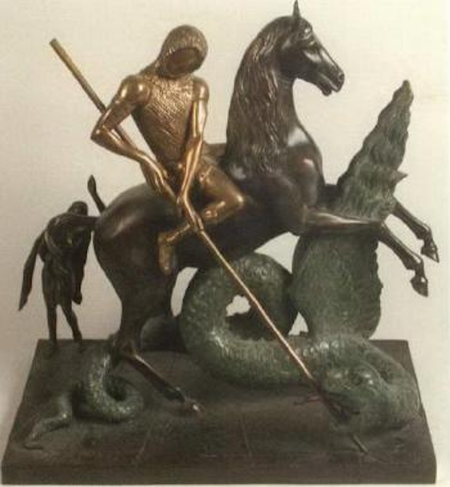 St. George and the dragon by Salvador Dali