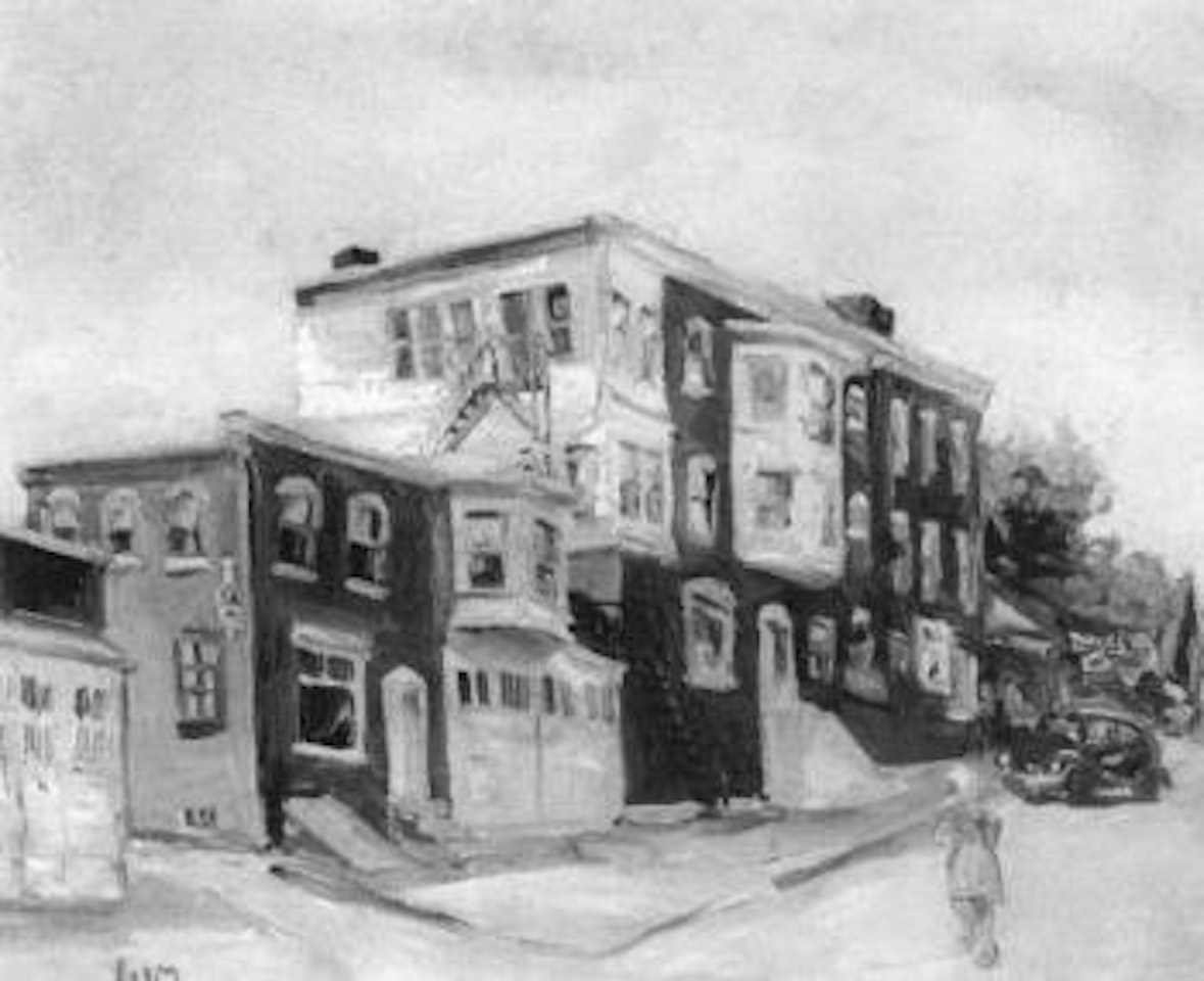 Street scene by Walter Emerson Baum