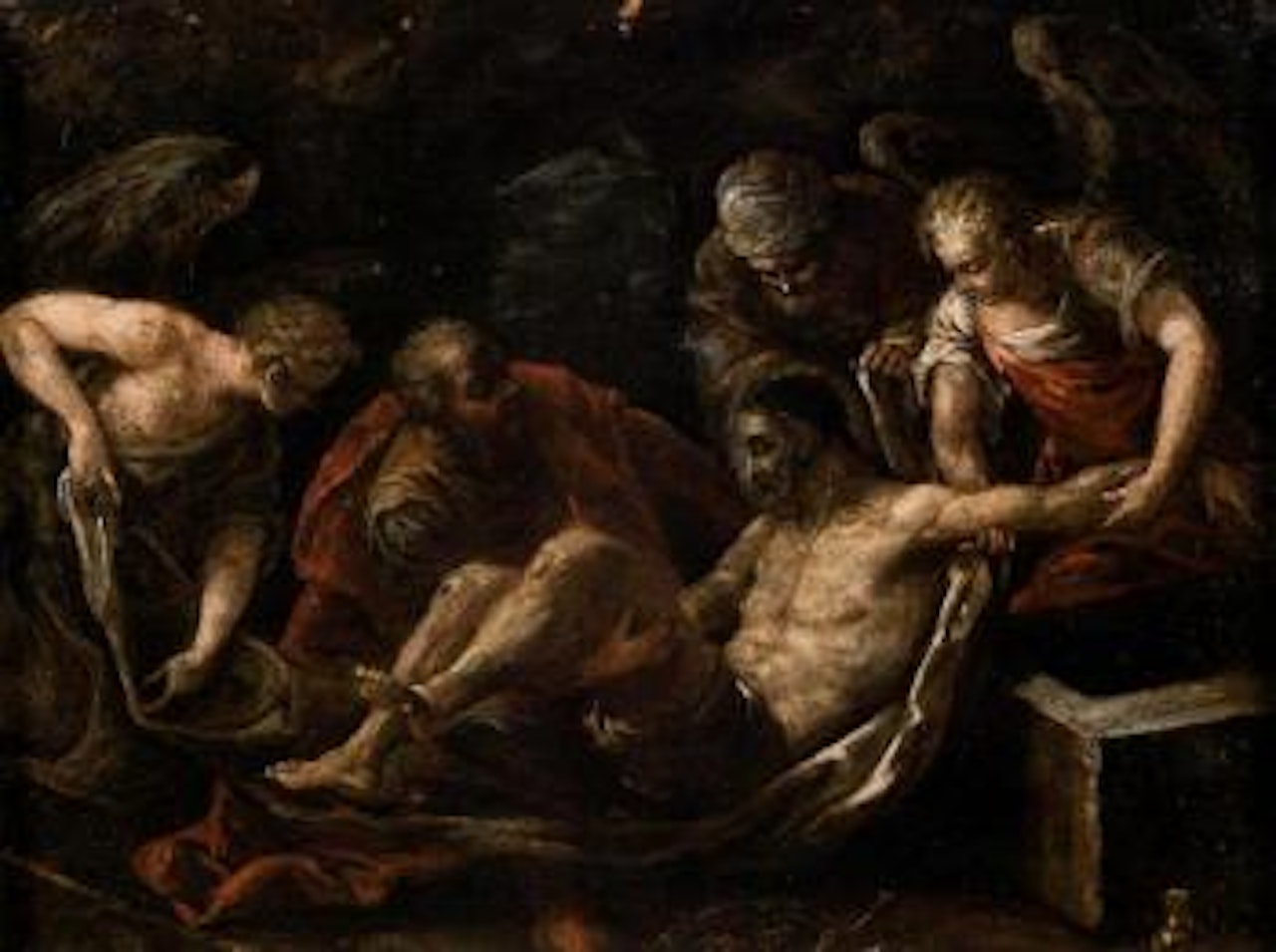 Entombment by Leandro Bassano