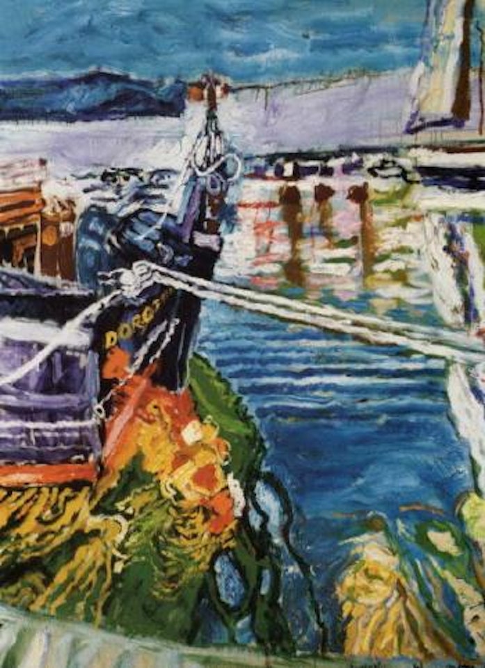 Brighton marina by John Bratby