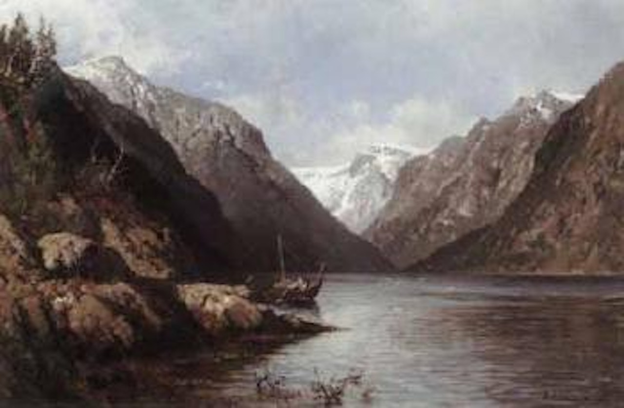 Landscape from Sognefjord by Anders Monsen Askevold