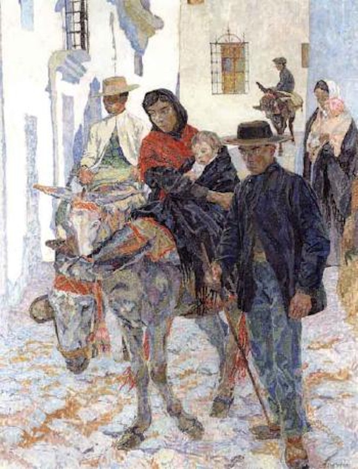 Andalusian family by Carl Wilhelmson