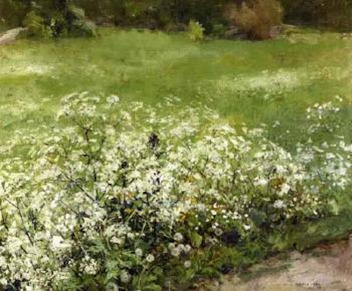 Summer meadow by Olle Hjortzberg