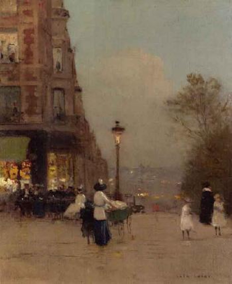 View from Montmartre by Luigi Loir