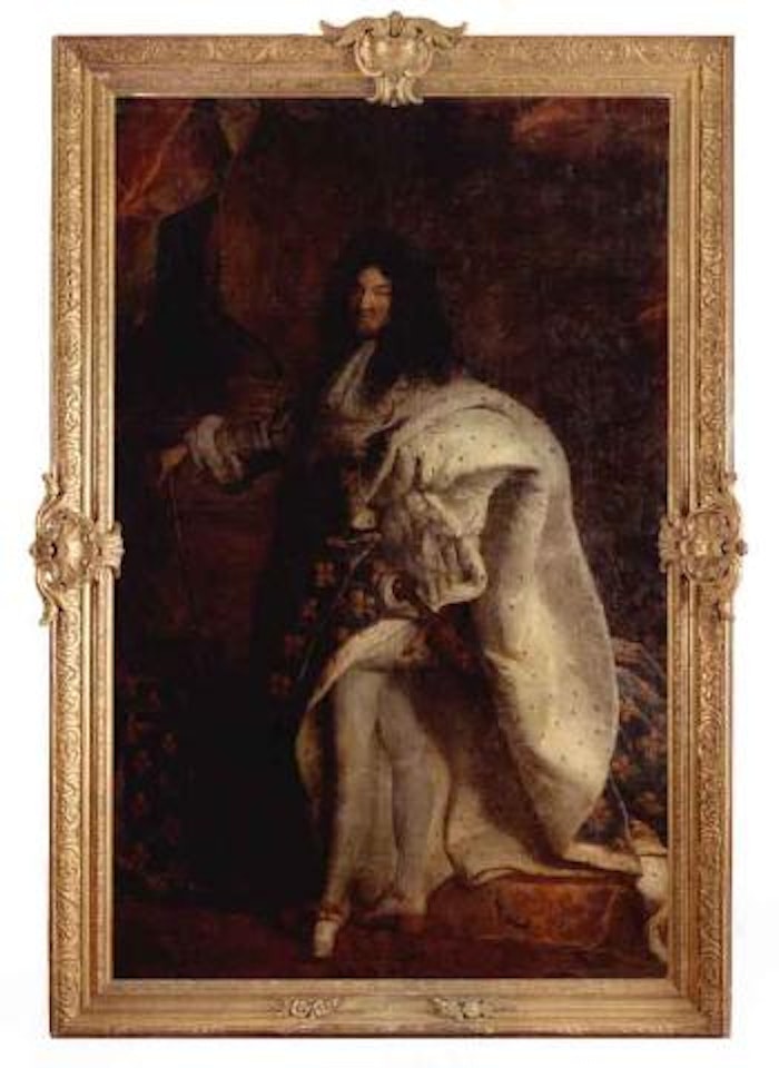King Ludvig XIV of France by Hyacinthe Rigaud