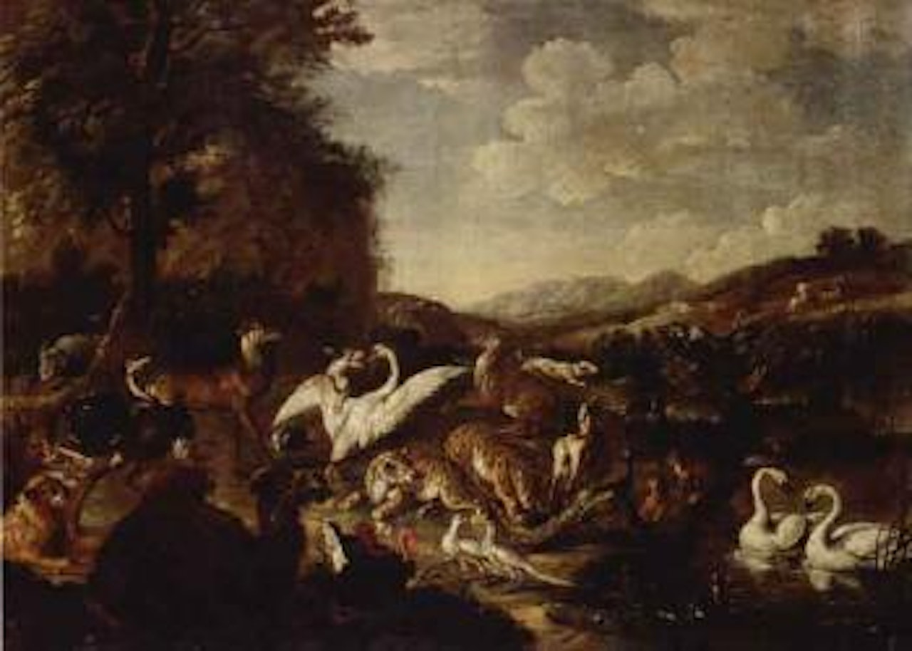 The animals in The Garden of Eden by Paul de Vos