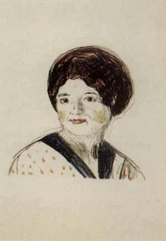 Young woman by Edvard Munch