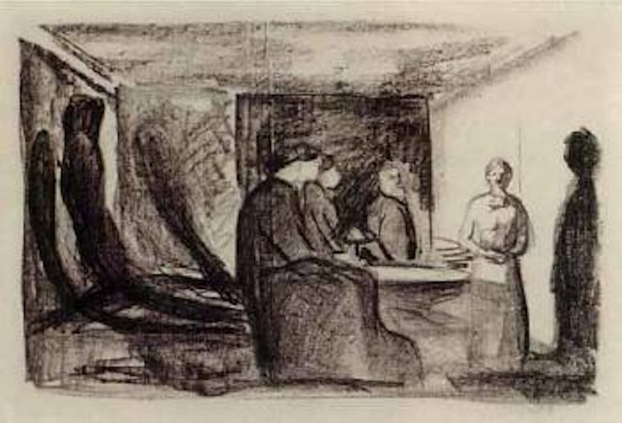 Ghosts - family scene by Edvard Munch