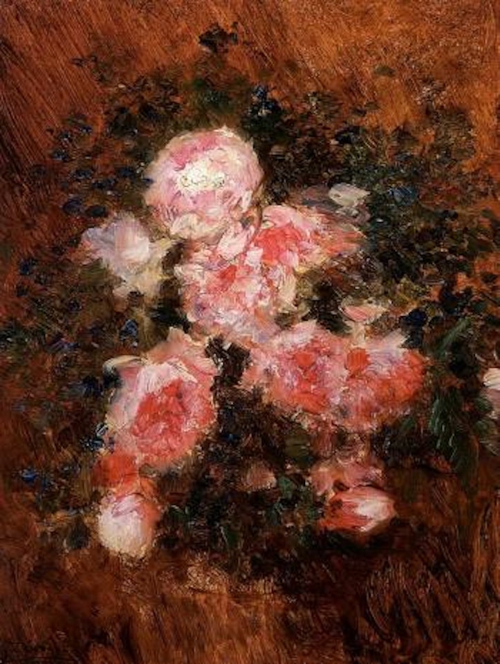 Bouquet of flowers by Félix Ziem