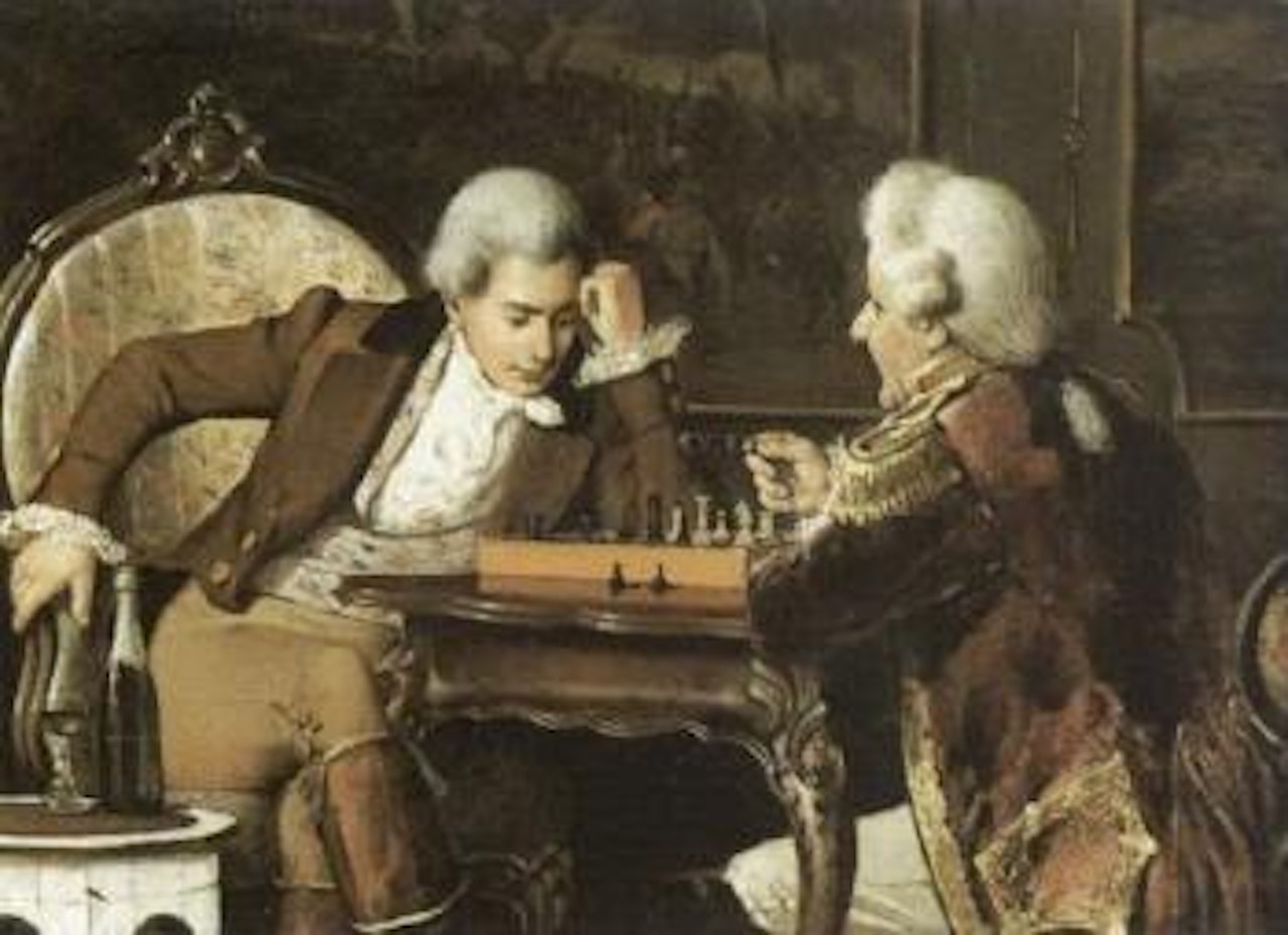 Chess game by Alois Heinrich Priechenfried