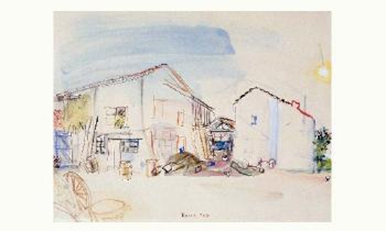 Maisons blanches a Montsaunes by Raoul Dufy