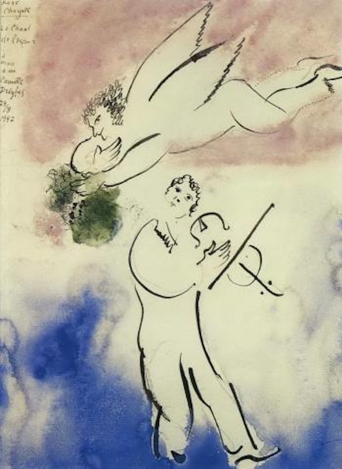 Chant de l'espoir by Marc Chagall