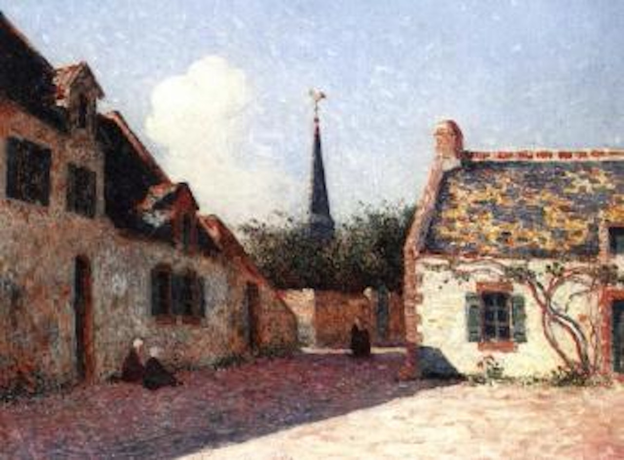 Place de village by Ferdinand du Puigaudeau