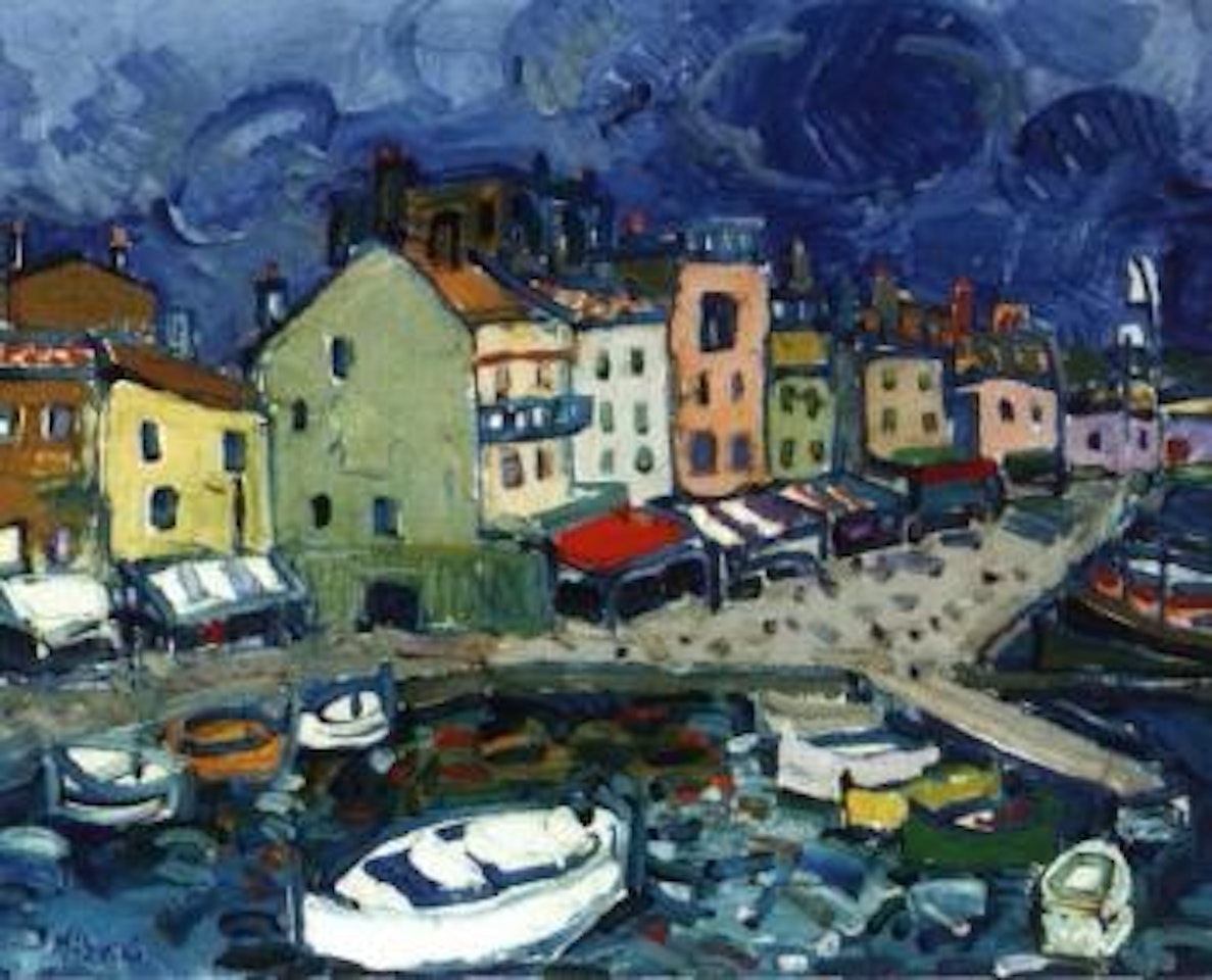 Le port de St. Tropez vu de la jetee by Paul Aizpiri