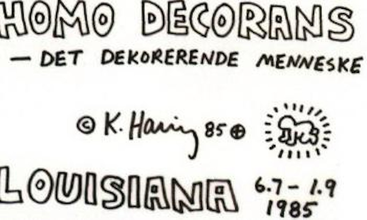 Homo decorans - det dekorerende menneske by Keith Haring