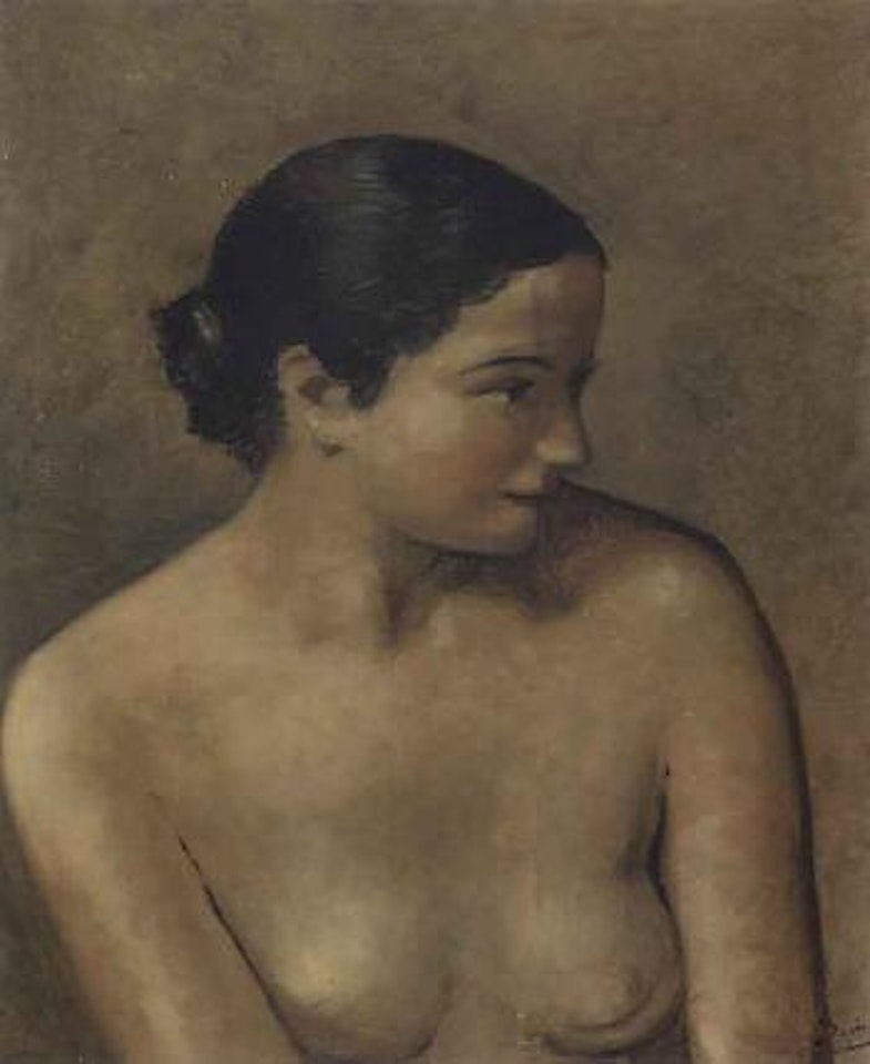 Buste de femme aux seins nus by Andre Derain