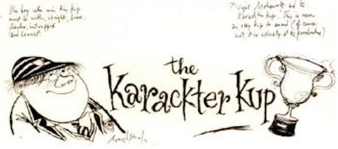 Nigel Molesworth and the Karackter Kup by Ronald Searle