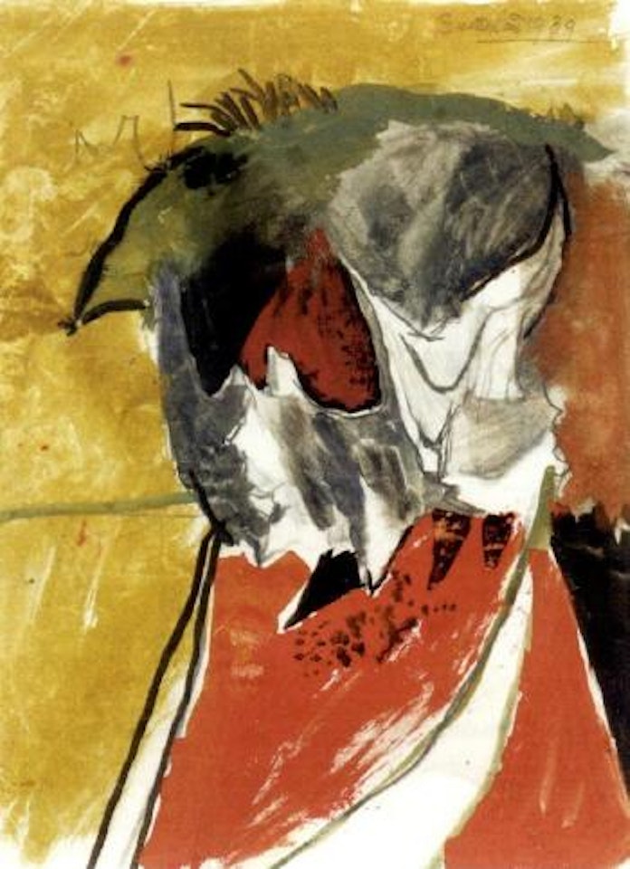 Objects against a cliff by Graham Sutherland