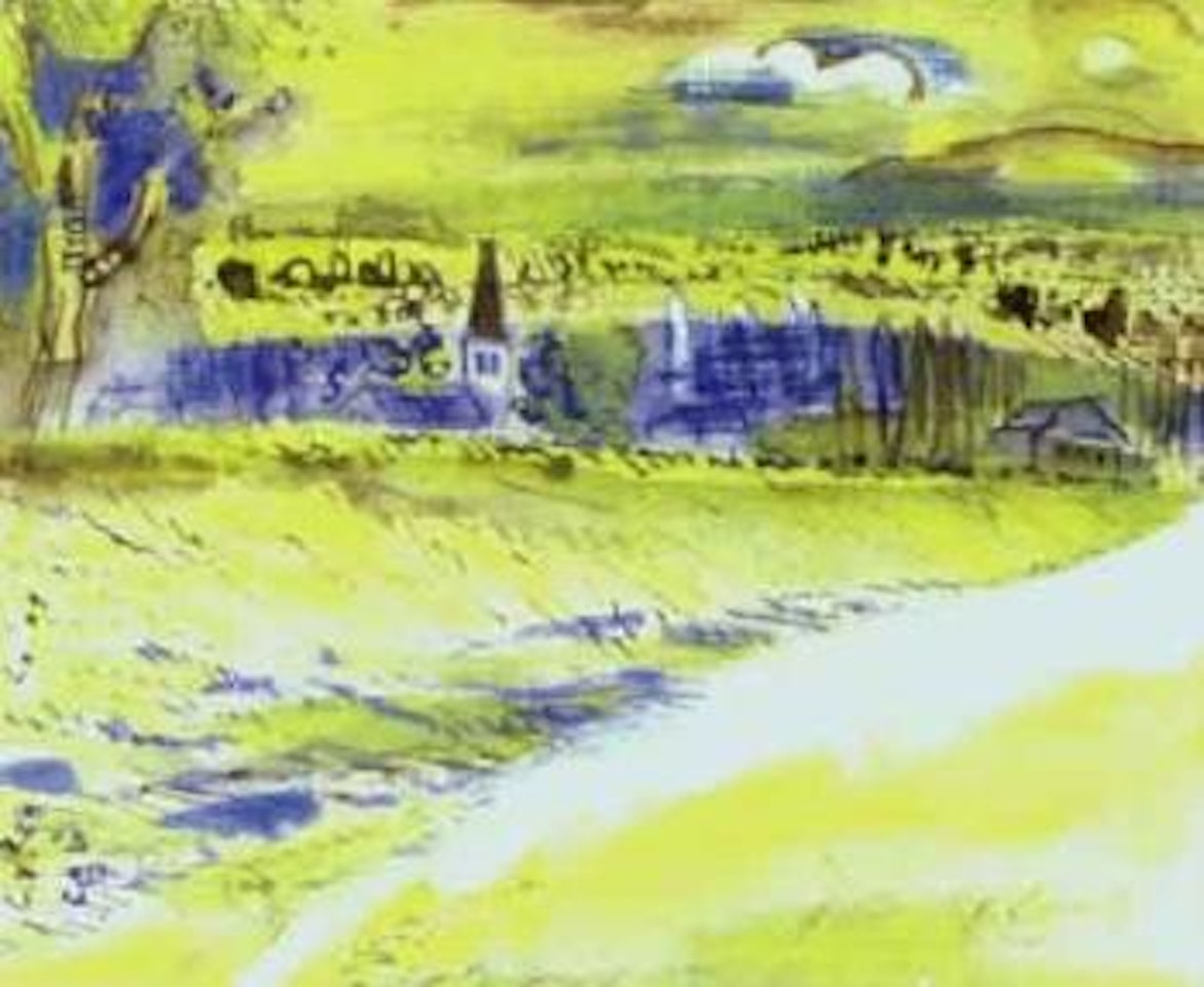 Paysage ensoliel by Jean Dufy