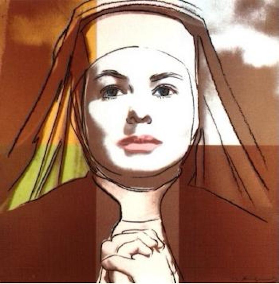 Ingrid Bergman, the nun by Andy Warhol