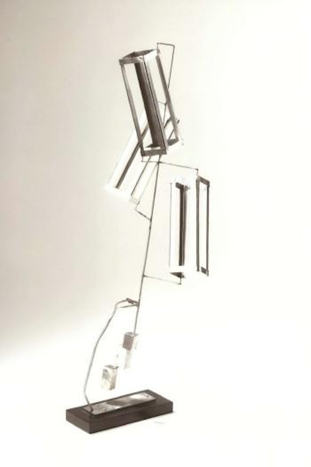 Three open parallelepipeds by George Rickey