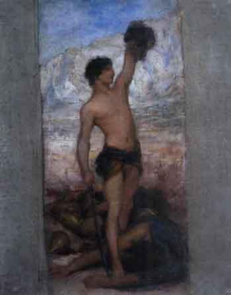 Etude pour David et Goliath by Georges Antoine Rochegrosse