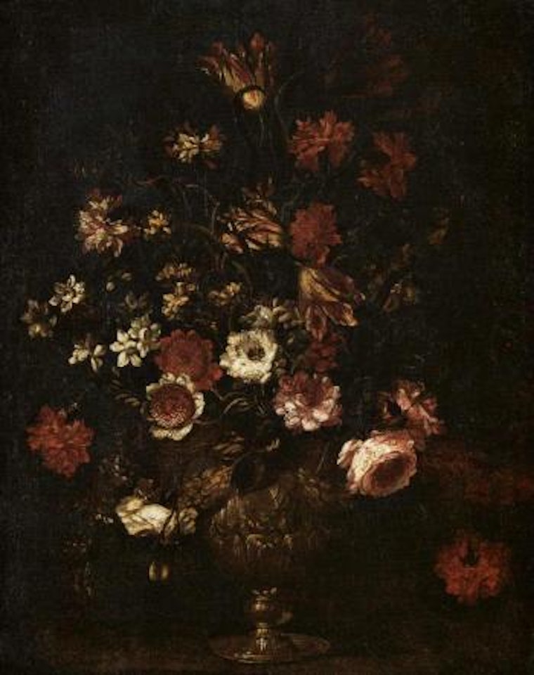 Still life of flowers by Roman School