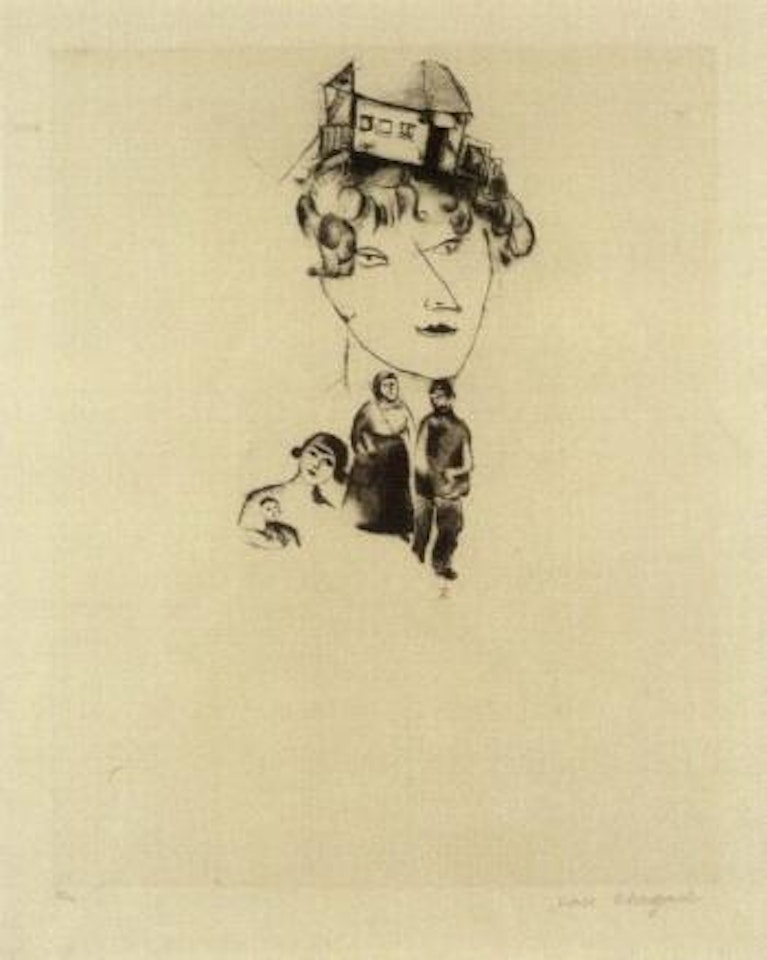 Mein leben, selbstportait by Marc Chagall