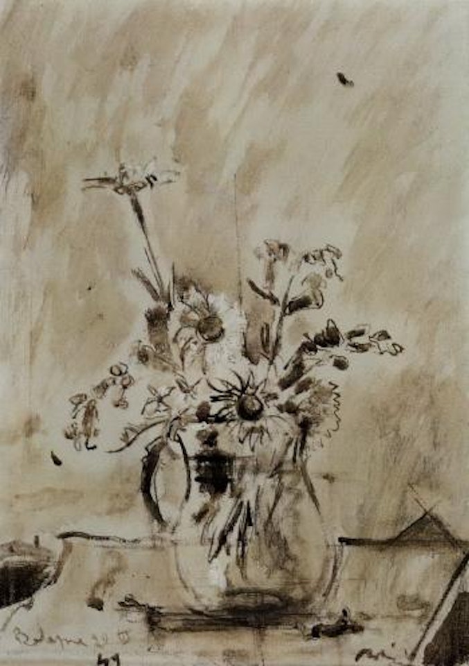 Flowers by Filippo de Pisis