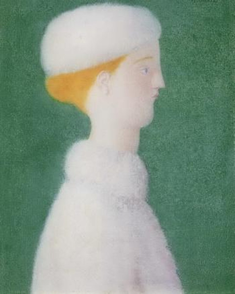 Girl with fur hat by Antonio Bueno