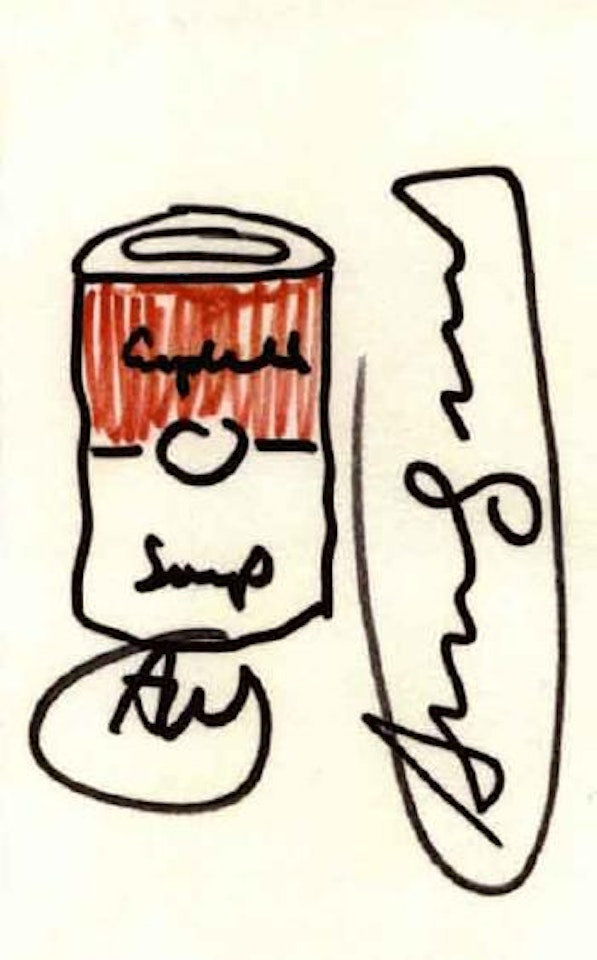 Campbell soup by Andy Warhol